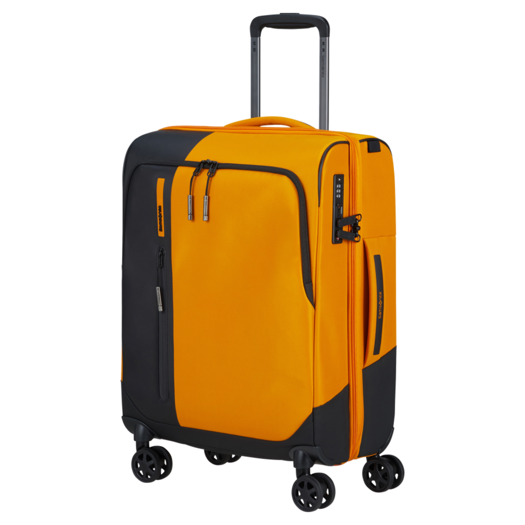 Valise 4 roues - Biz2go 55 cm Jaune