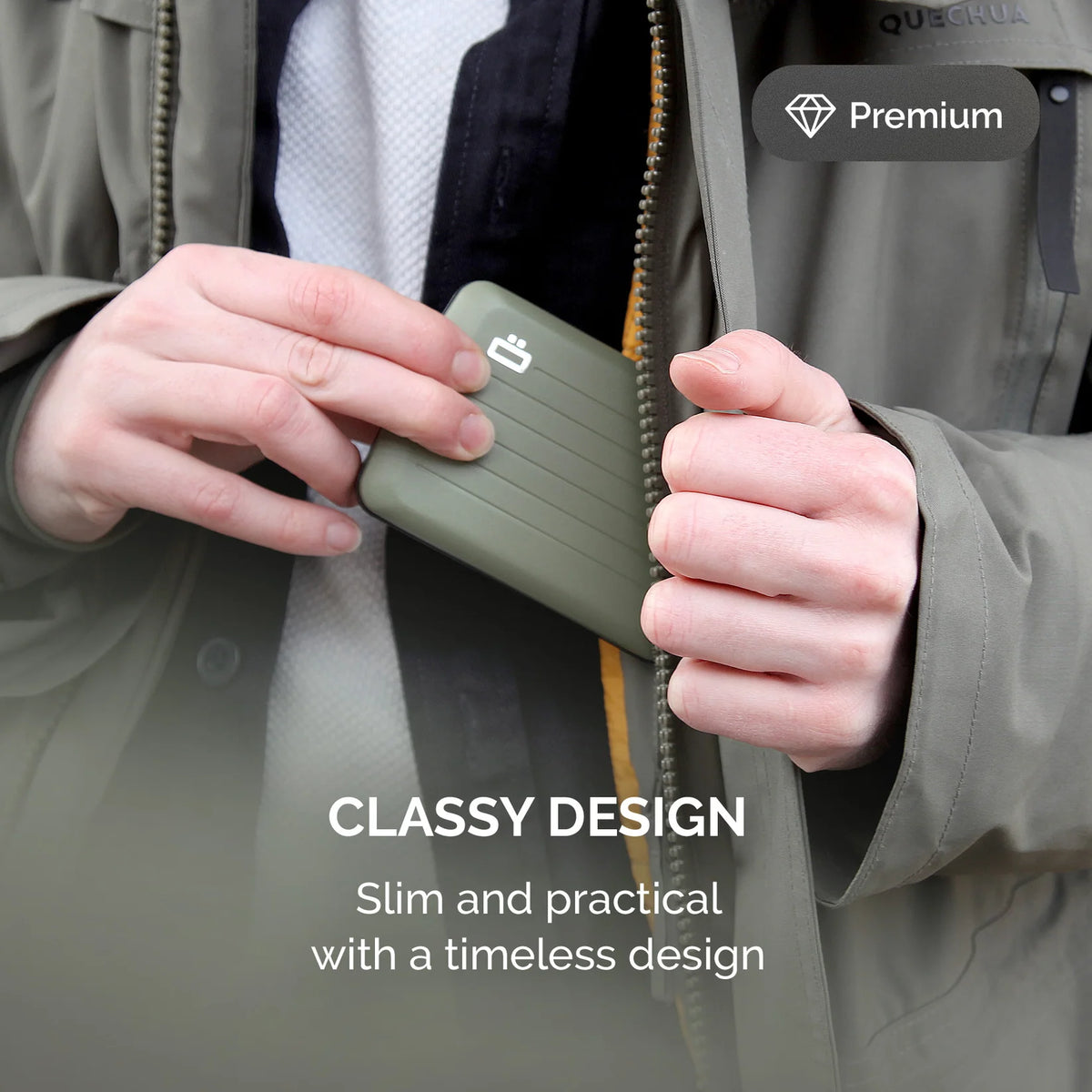 Portefeuille - RFID Smart Case V2 Cactus Green