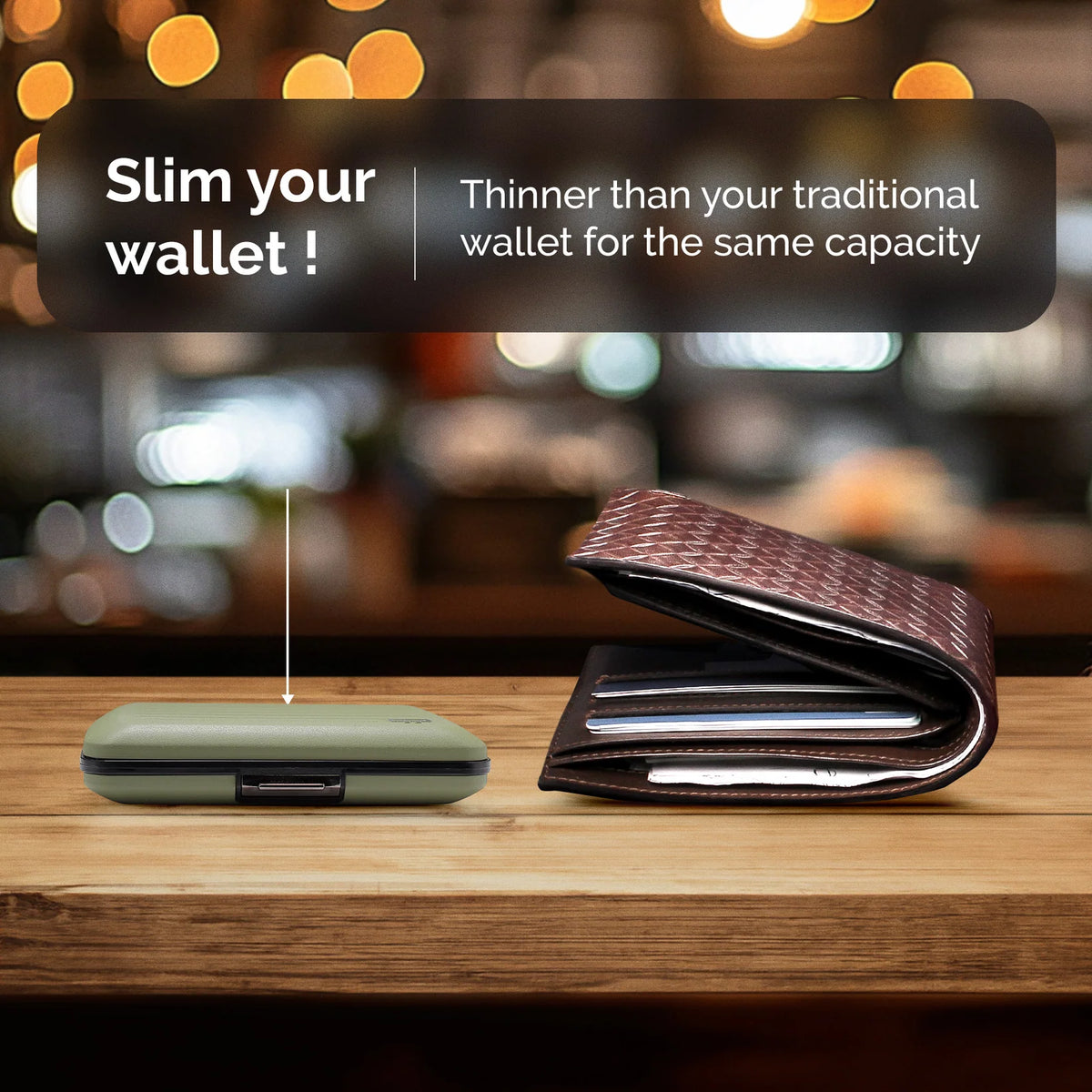 Portefeuille - RFID Smart Case V2 Cactus Green