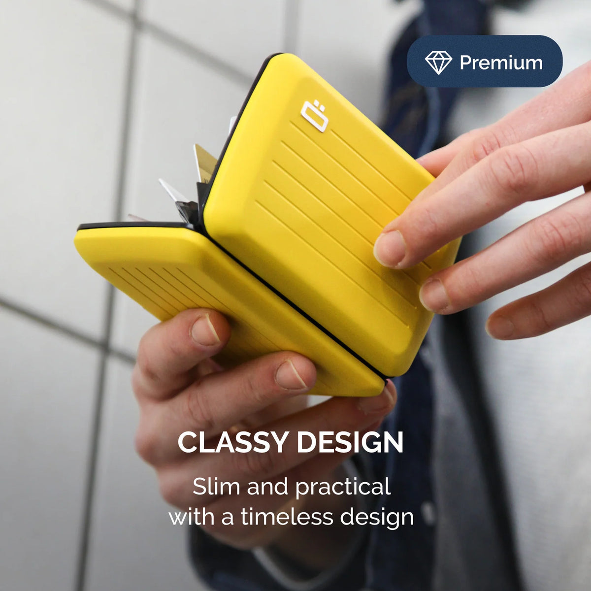 Portefeuille - RFID Smart Case V2 Taxi Yellow