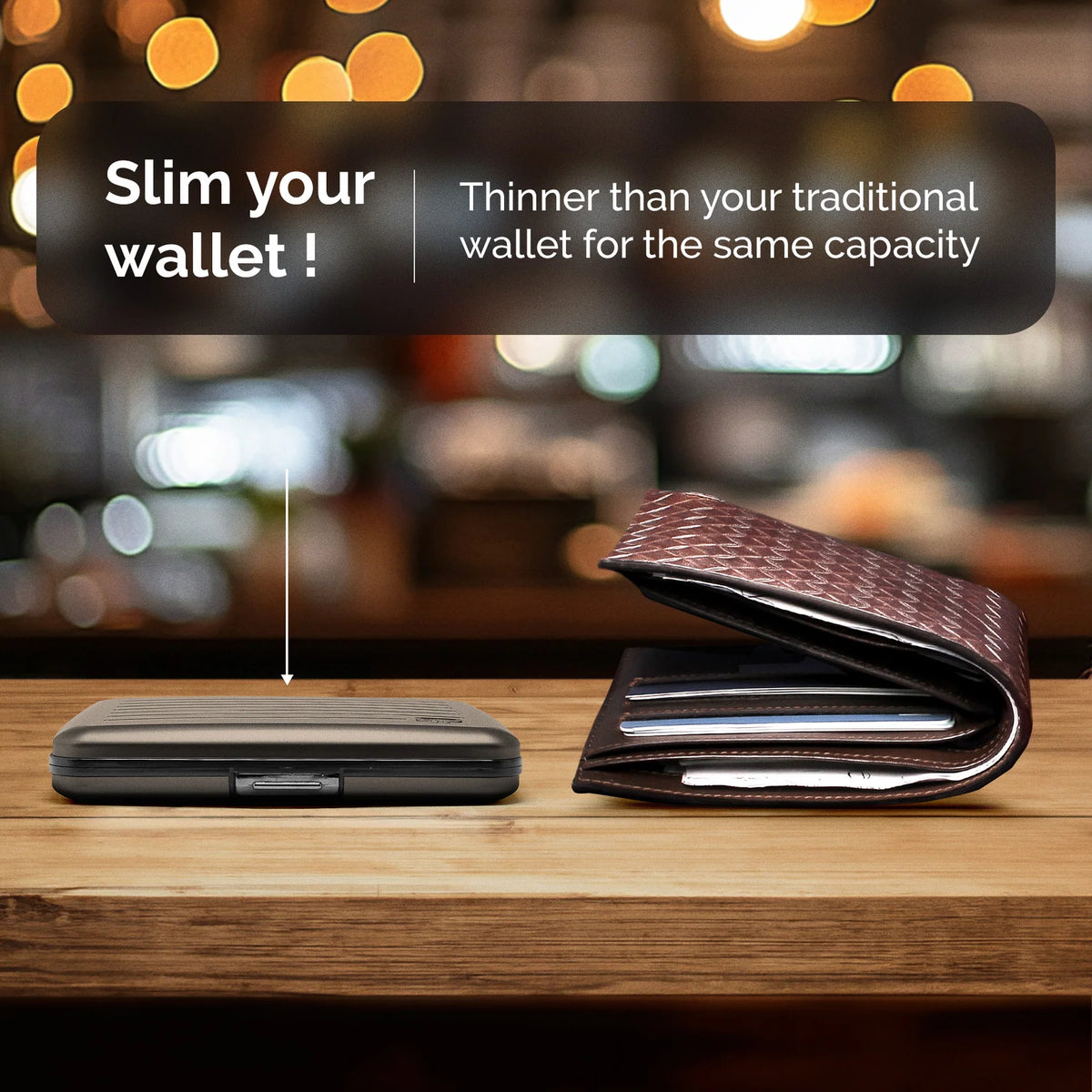 Portefeuille - RFID Smart Case V2 Titanium