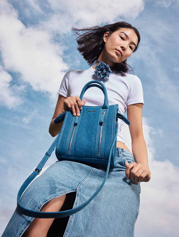 Sac à main - Mini Opéra Denim Bleu