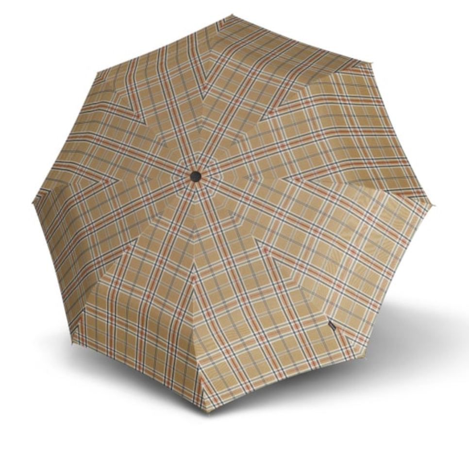 Parapluie canne - check beige