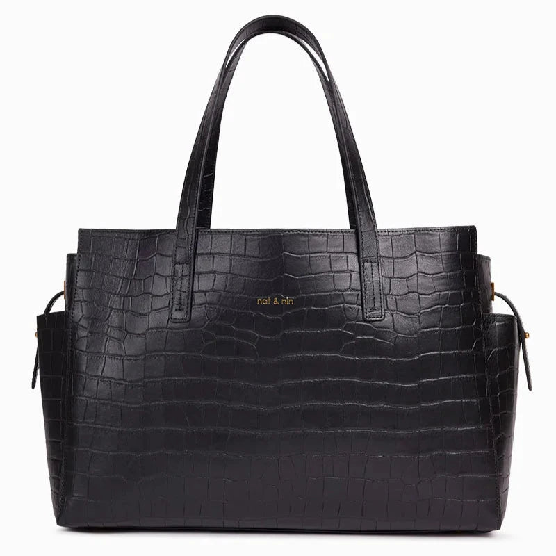 Sac Cabas  - Dakota Croc noir