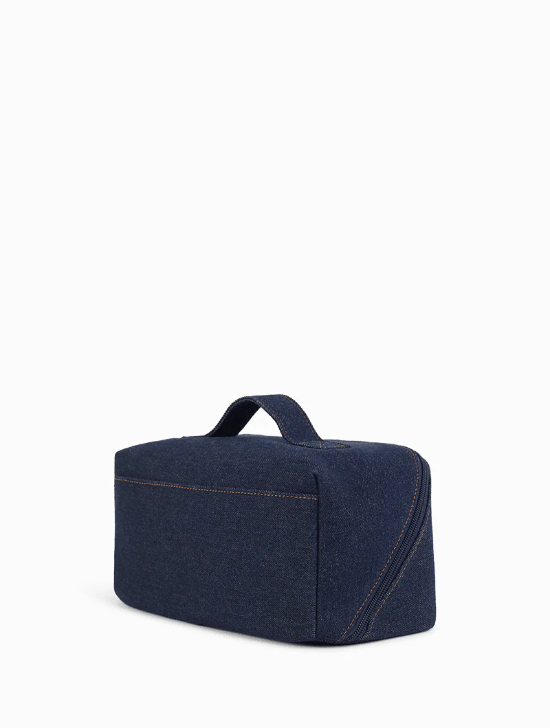 Trousse de toilette - Le départ Denim Brut