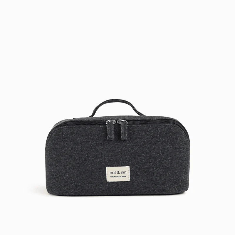 Trousse de toilette - Le départ Denim Gris