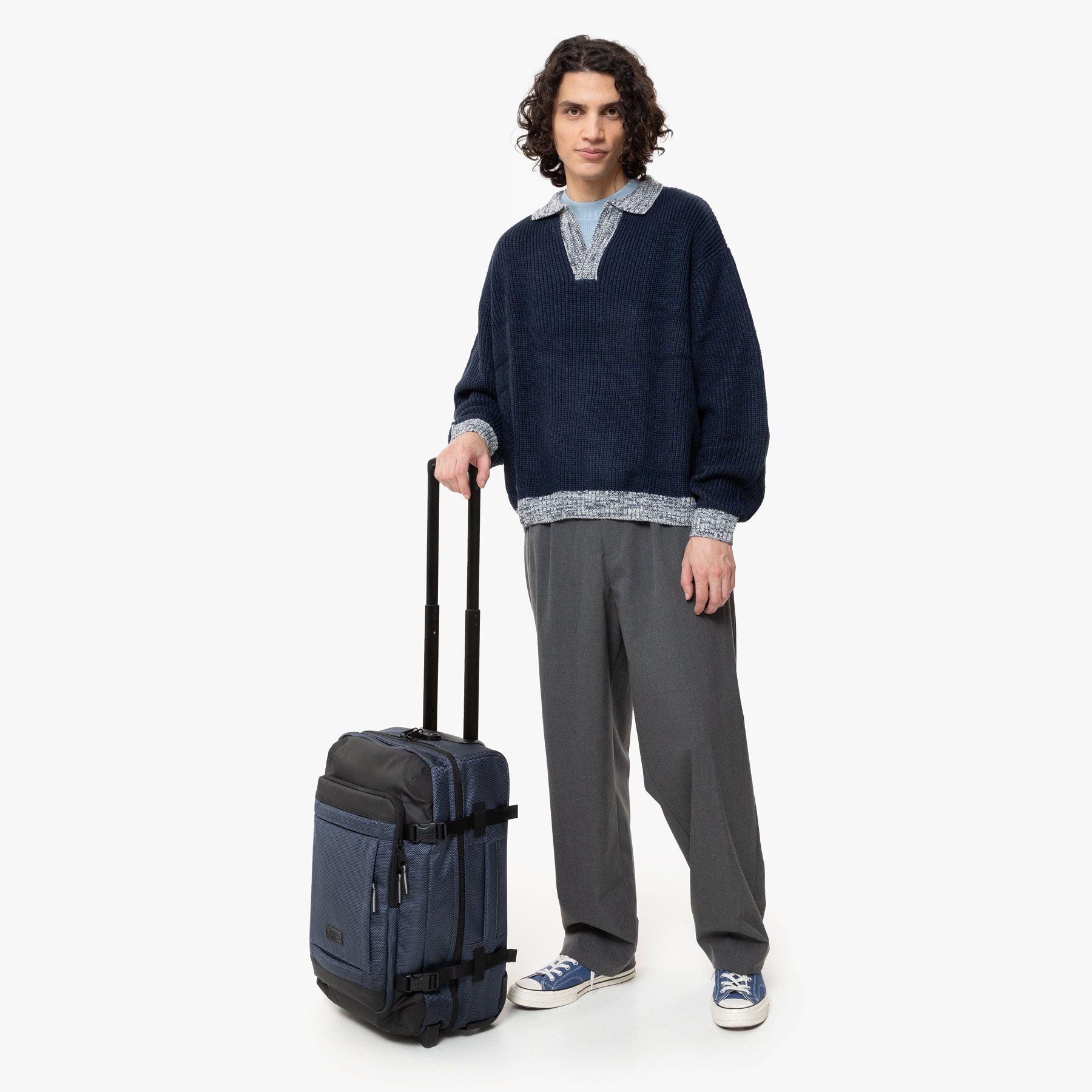 Sac de voyage à roulettes - TRANVERZ CNNCT S Marine 51 cm