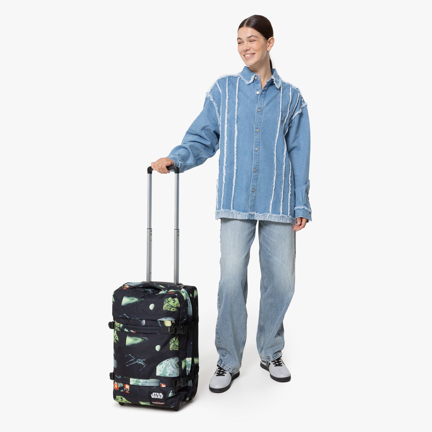 Sac de voyage à roulettes - TRANSIT'R S Star Wars Galaxy Black 51CM