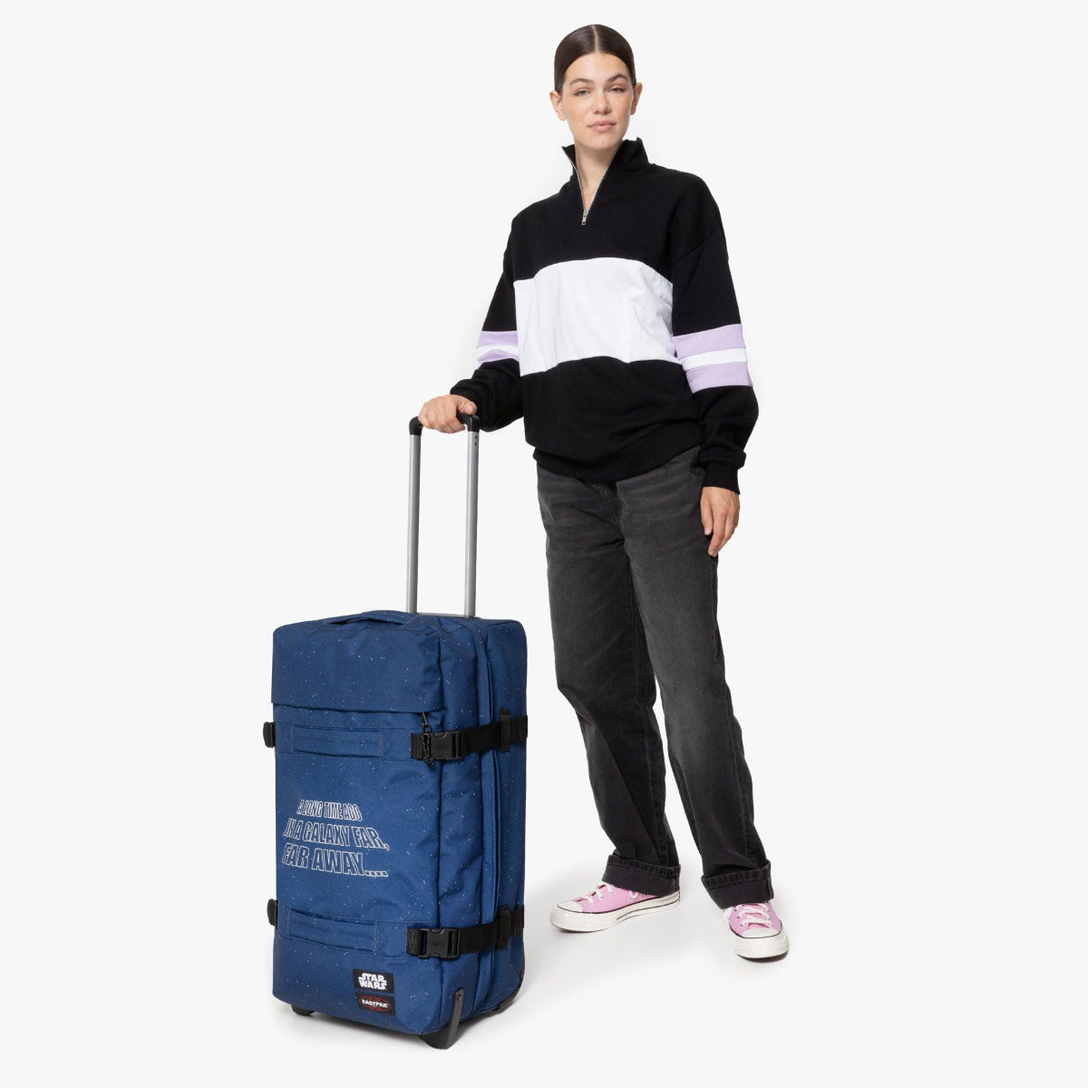 Sac de voyage à roulettes - TRANSIT'R M Star Wars Navy 67cm