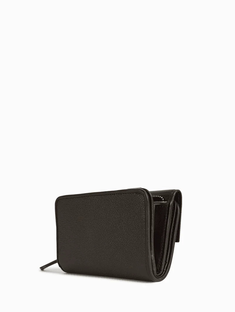 Portefeuille - Lotti Ébène Grainé