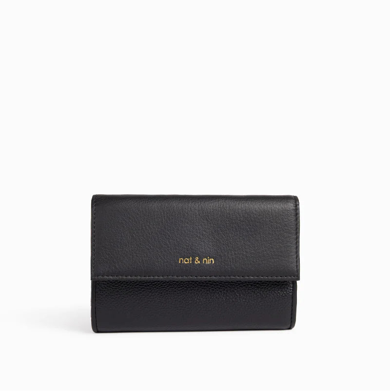 Portefeuille - Lotti Noir Grainé