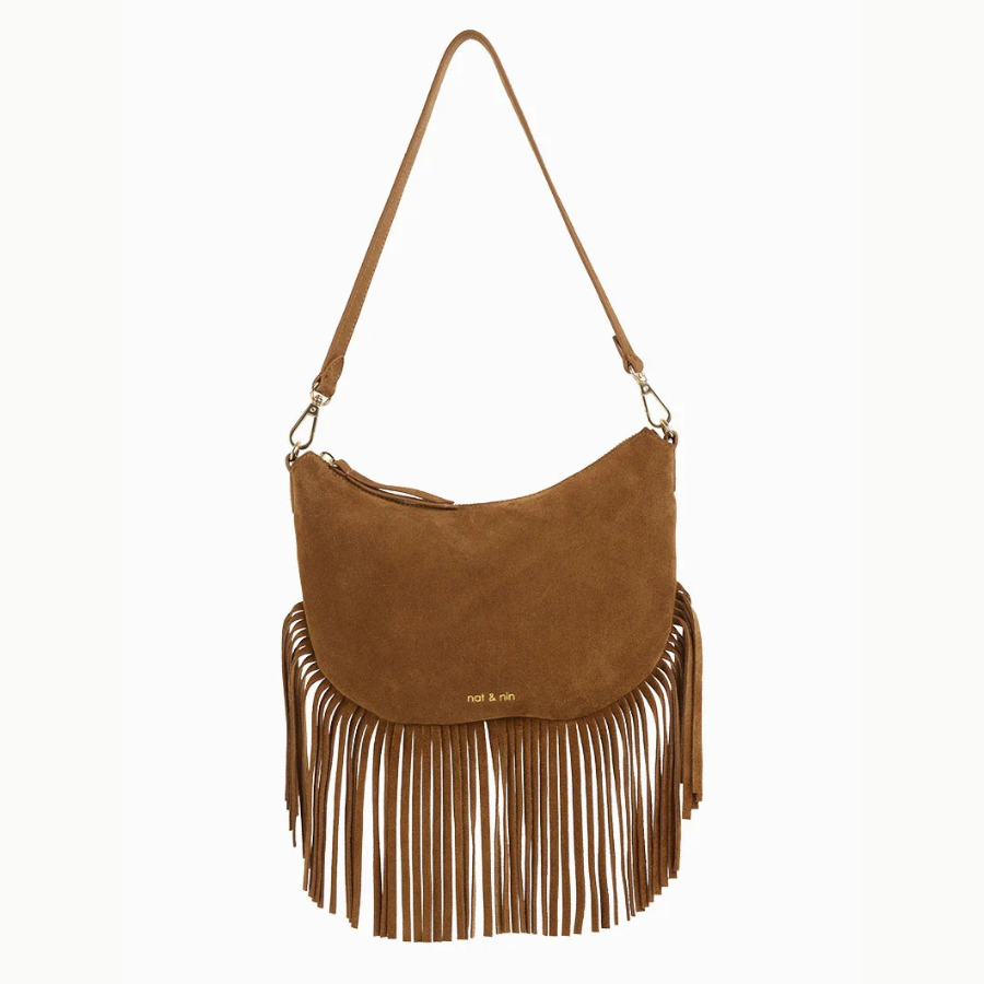 Sac bandoulière - Lune Franges Épice