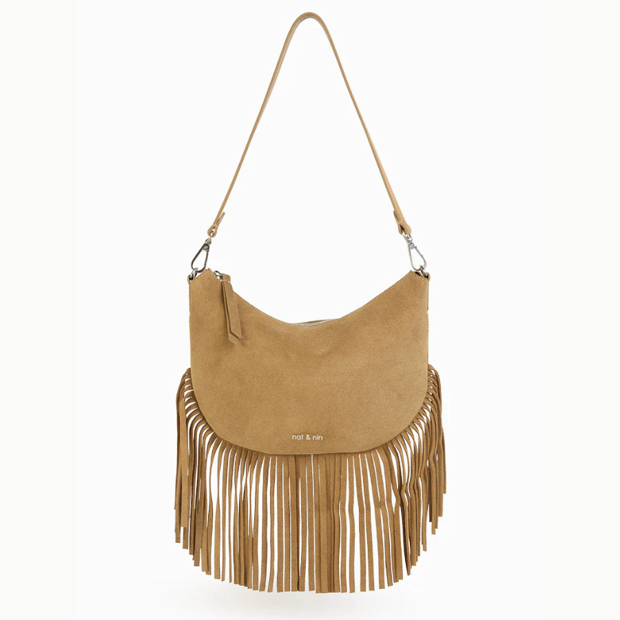 Sac bandoulière - Lune Franges Sahara