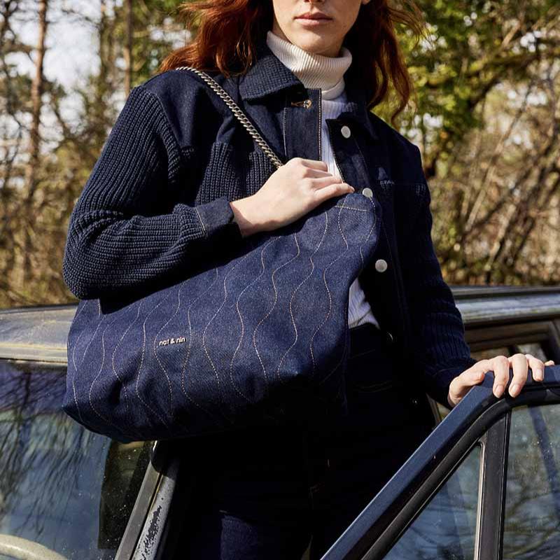 Sac à main - Marcelle Denim Brut