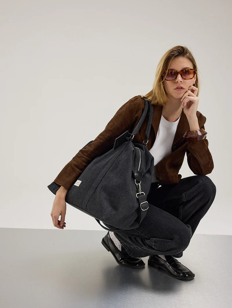 Sac de weekend - Maxi Thylane Denim Gris