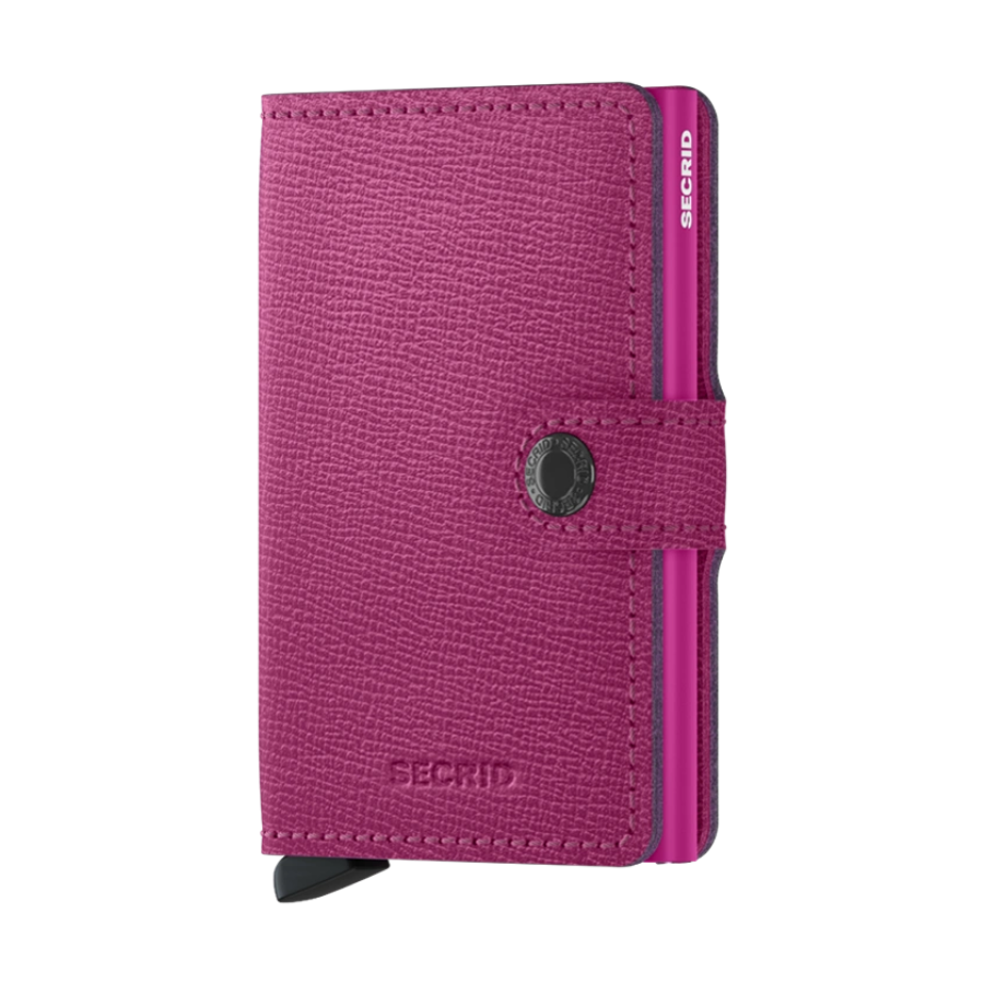 Porte cartes RFID - Miniwallet Crisple Fuschia