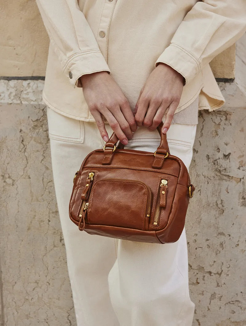 Sac à main - Micro Macy cognac