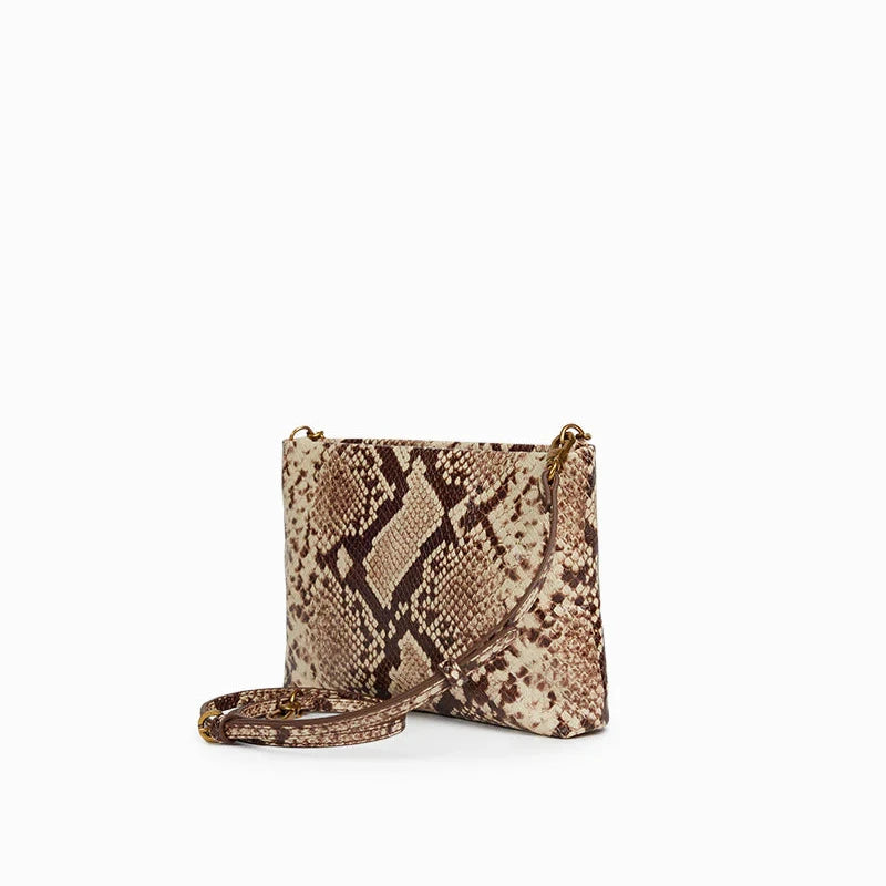 Sac à main - Molly Python beige