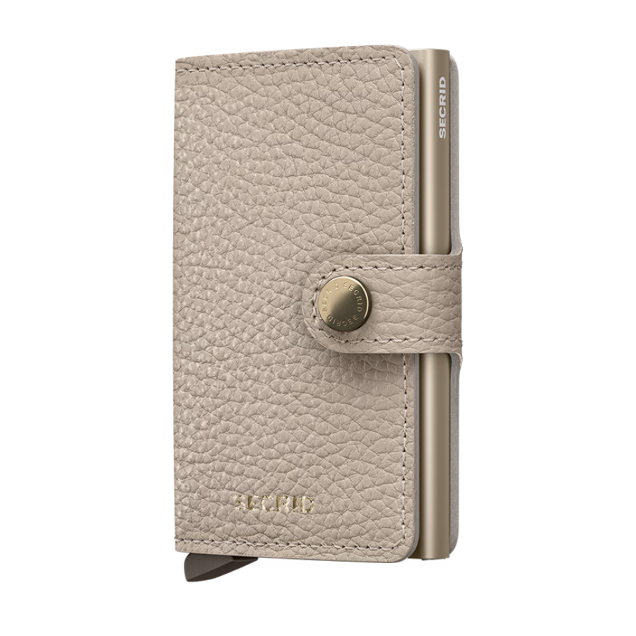 Porte cartes RFID - Miniwallet Pebble Latte