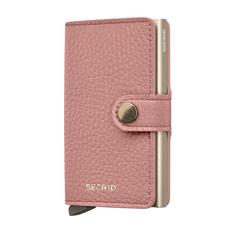 Porte cartes RFID - Miniwallet Pebble Rose