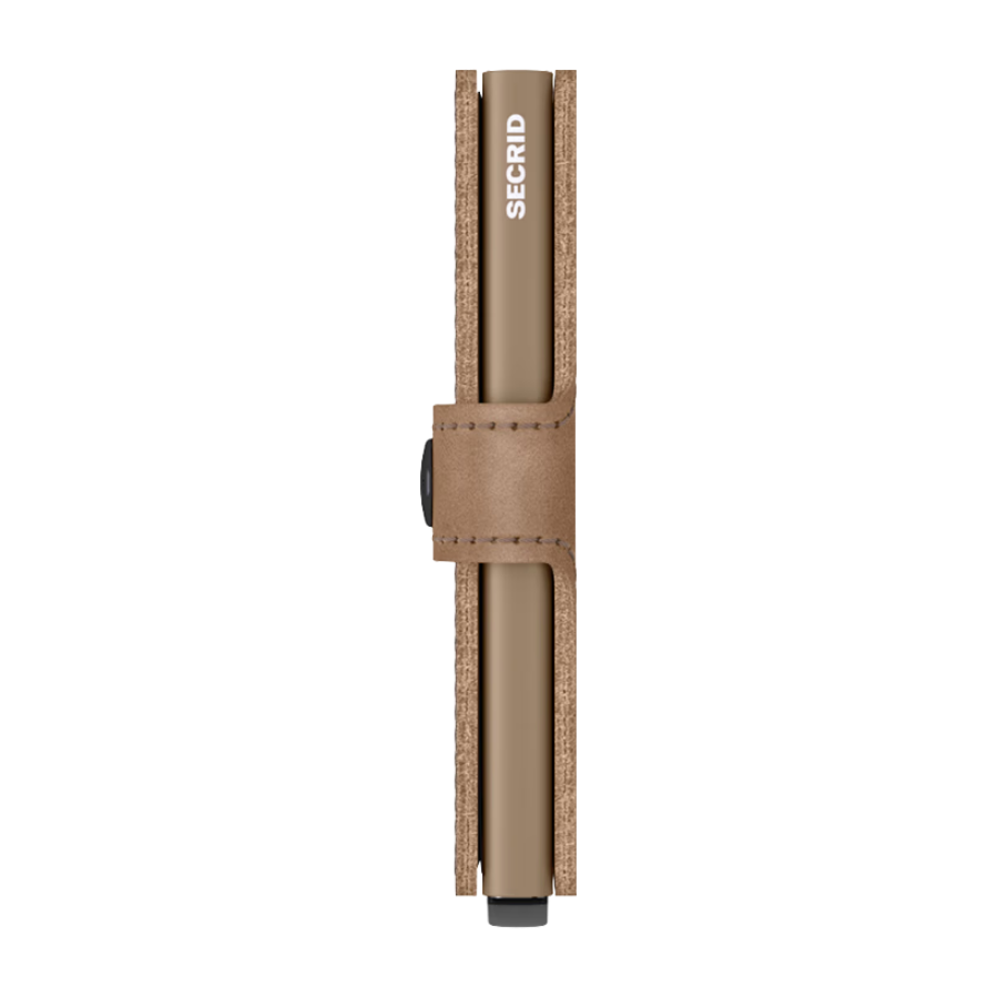 Porte cartes RFID - Miniwallet Vintage Taupe