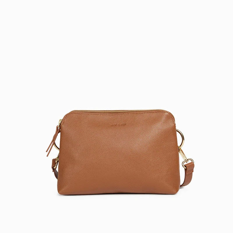 Sac bandoulière - Nael Noisette grainé