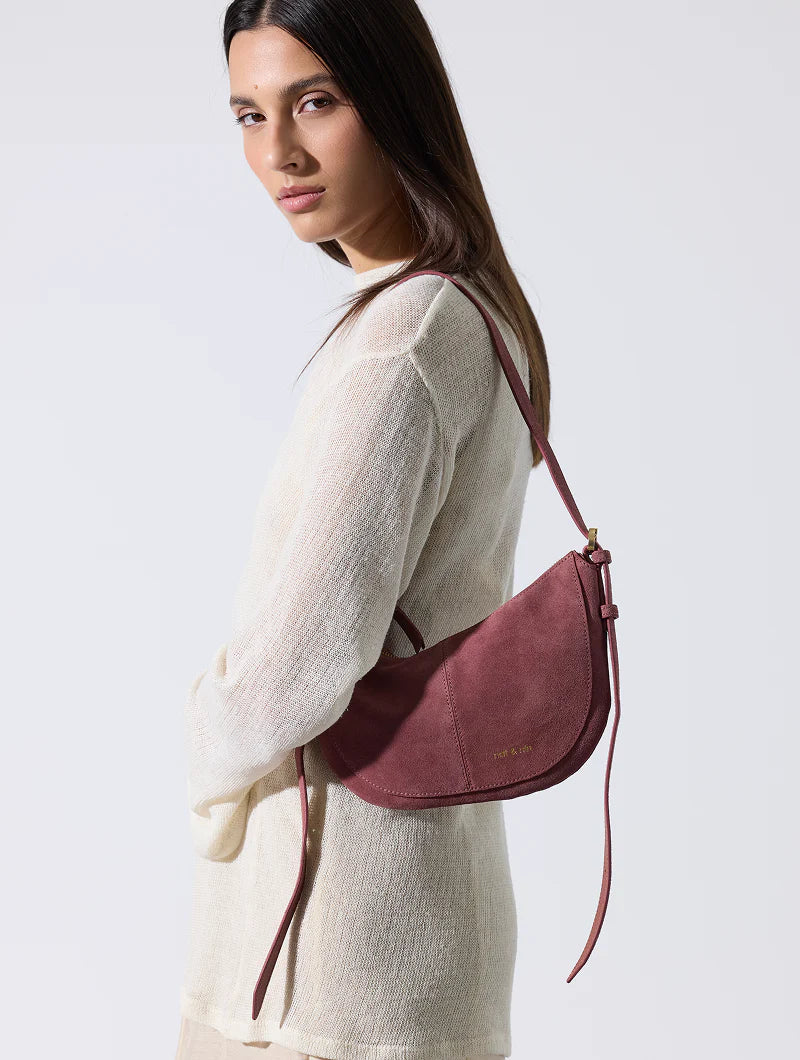 Sac bandoulière - Mini Rodéo Bois de Rose