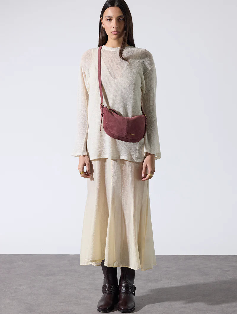 Sac bandoulière - Mini Rodéo Bois de Rose