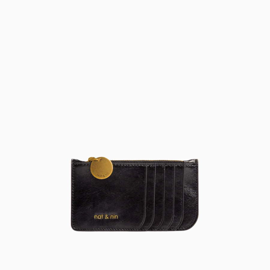 Porte cartes - Alix Noir Glacé