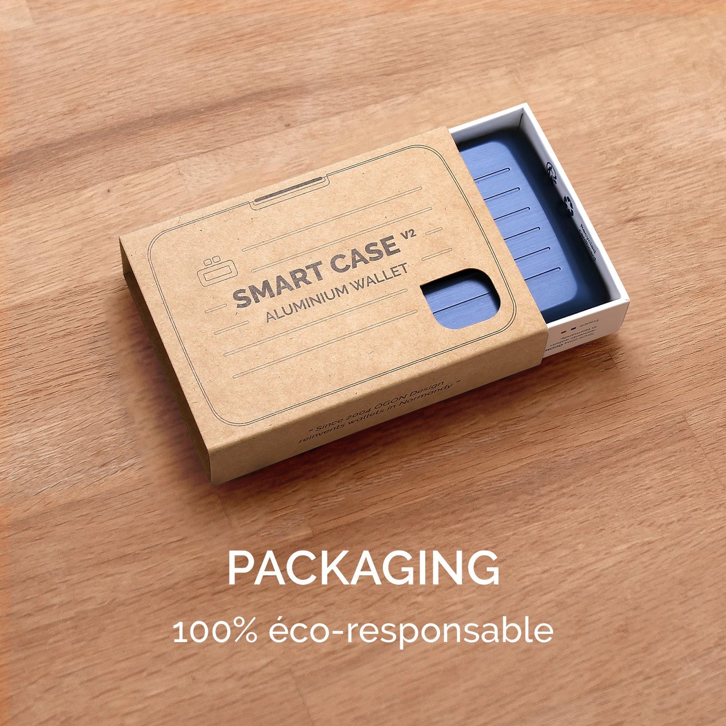 Portefeuille - RFID Smart Case V2 Bamboo