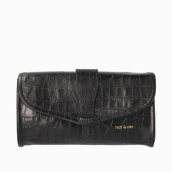 Portefeuille / Pochette - Patty  Croco Noir