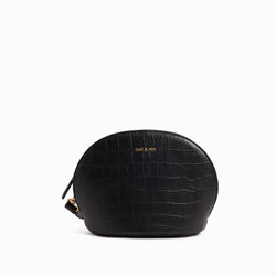 Sac bandoulière - Poppy Croco Noir