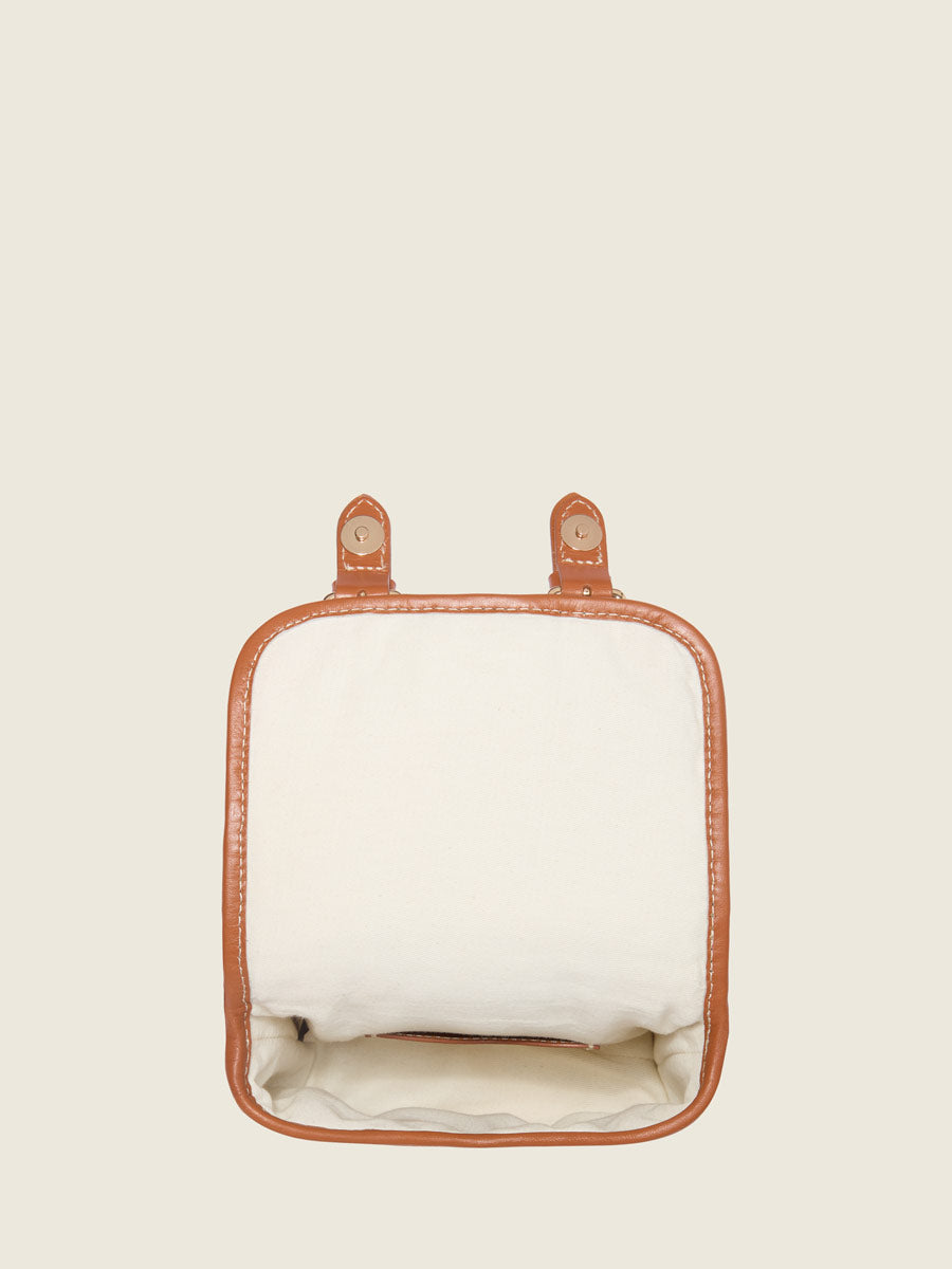 Sac Bandoulière - Loulou S - Naturel/Cognac