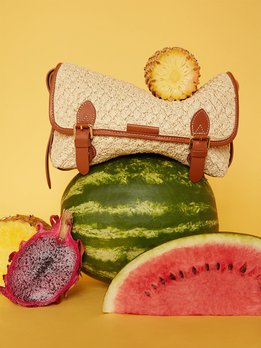 Sac Bandoulière - Loulou - Naturel/Cognac