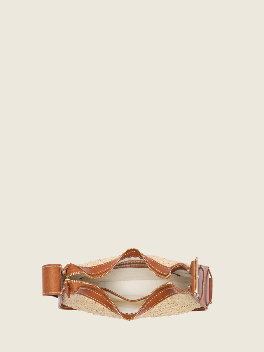 Sac Porté Epaule - Victoire XS - Naturel/Cognac