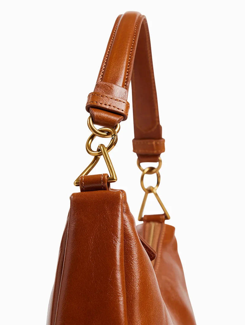 Sac baguette - Rejina Cognac