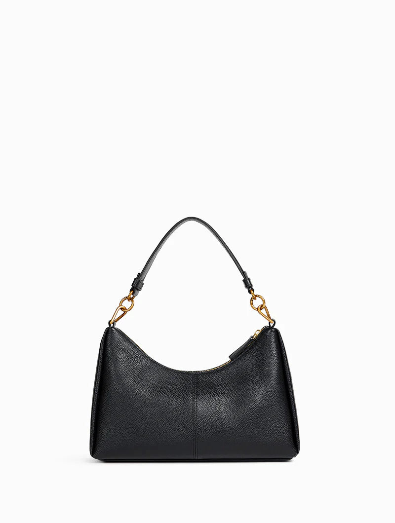 Sac baguette - Rejina Noir grainé