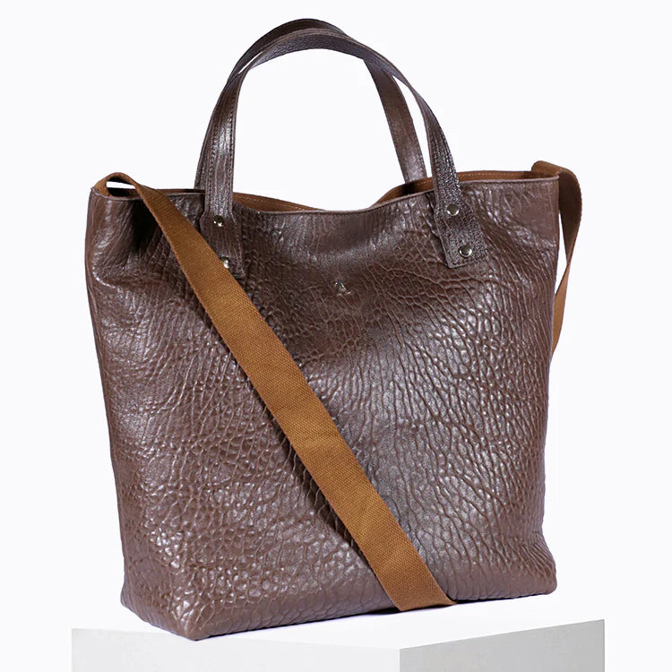 Sac Cabas - Ruban Bubble Brun