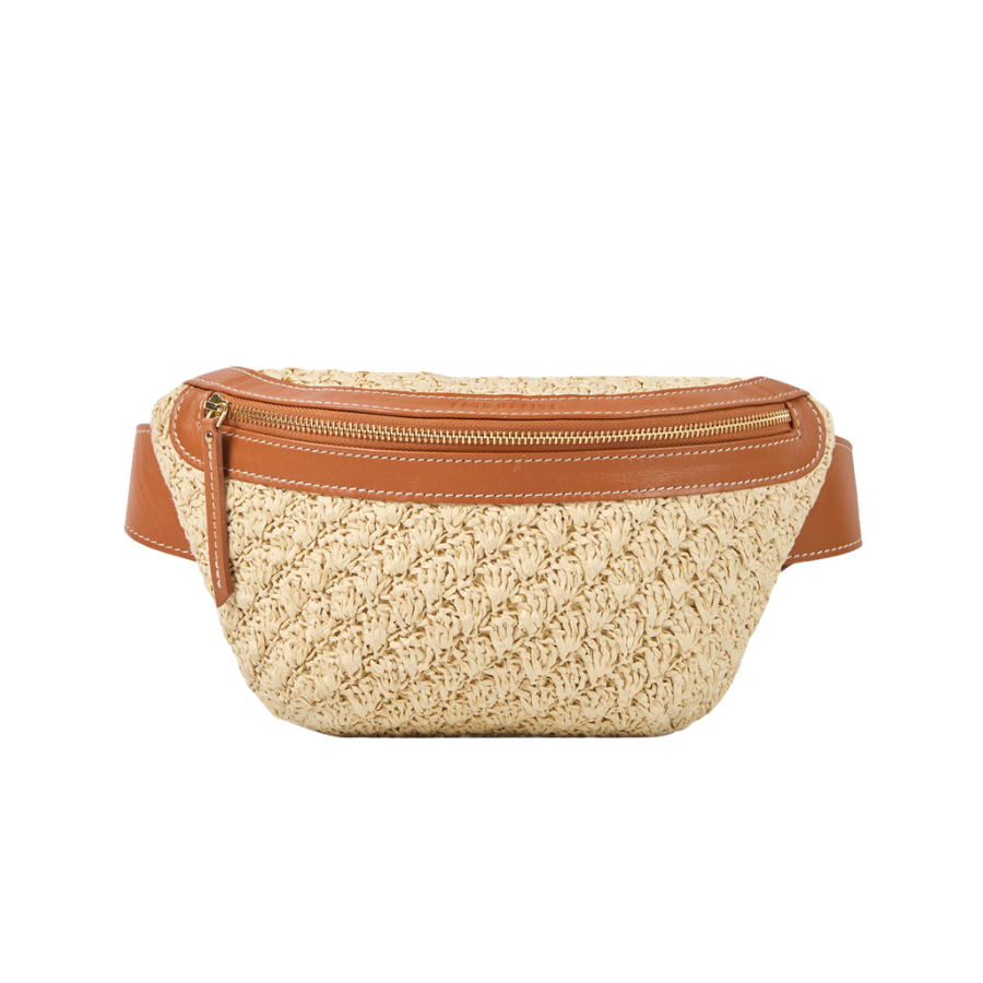 Sac Banane - La Banane - Naturel/ Cognac