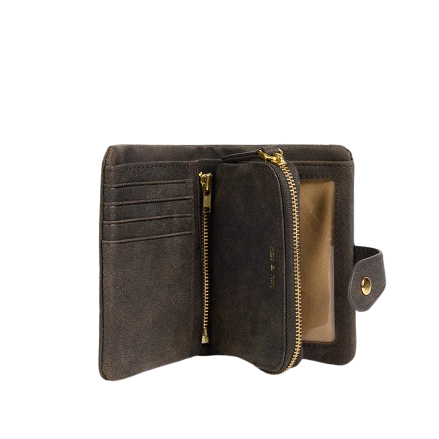Portefeuille amovible - Joyce Vintage Marron