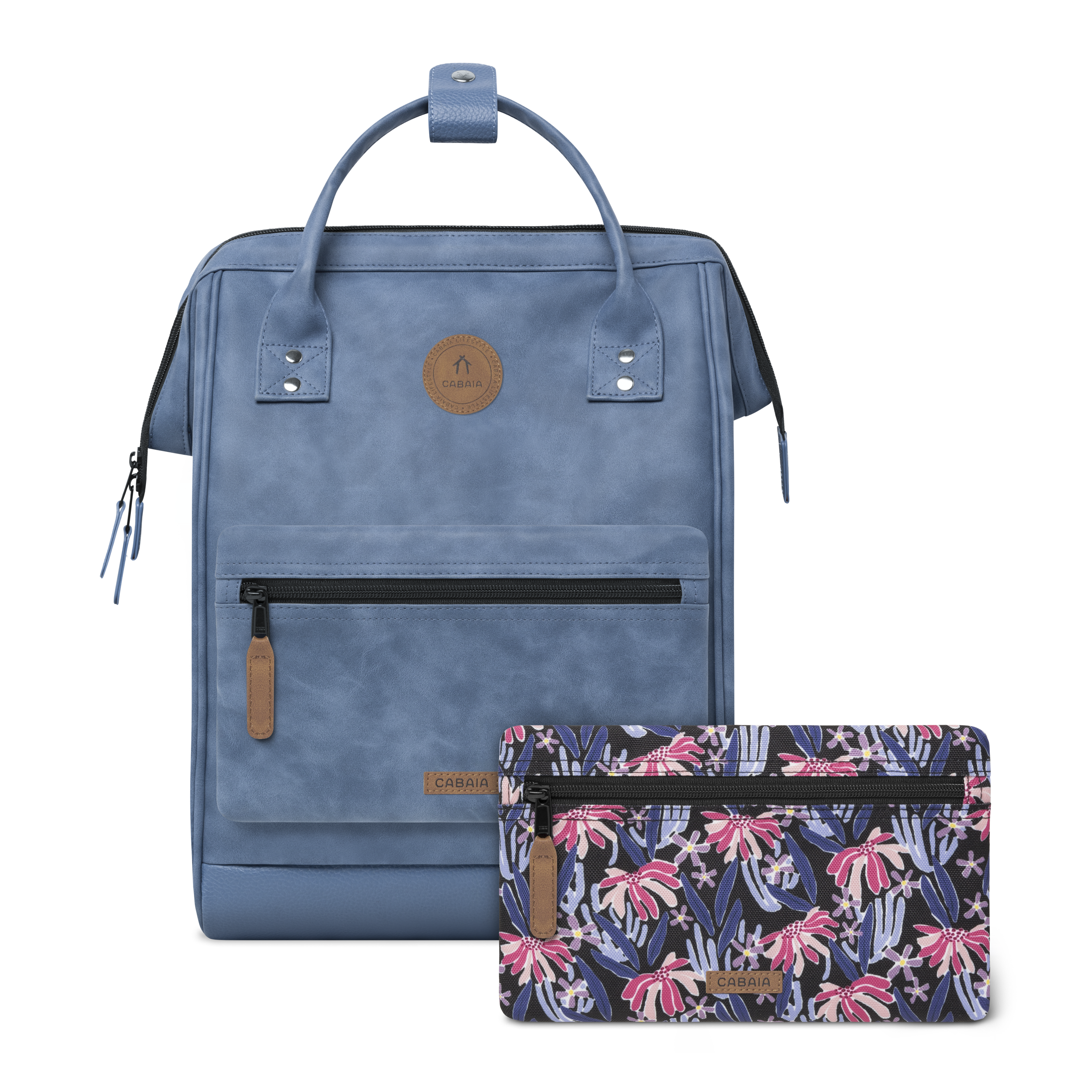Sac à Dos Cabaïa Adventurer Medium Lucerne - 23 L, Avec Poches Avant Interchangeables, Pour Ordinateur Et Voyage