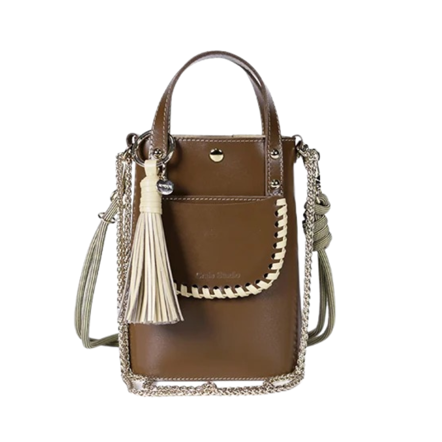 Sac bandoulière / Sac seau - Ame Bronzo vanille