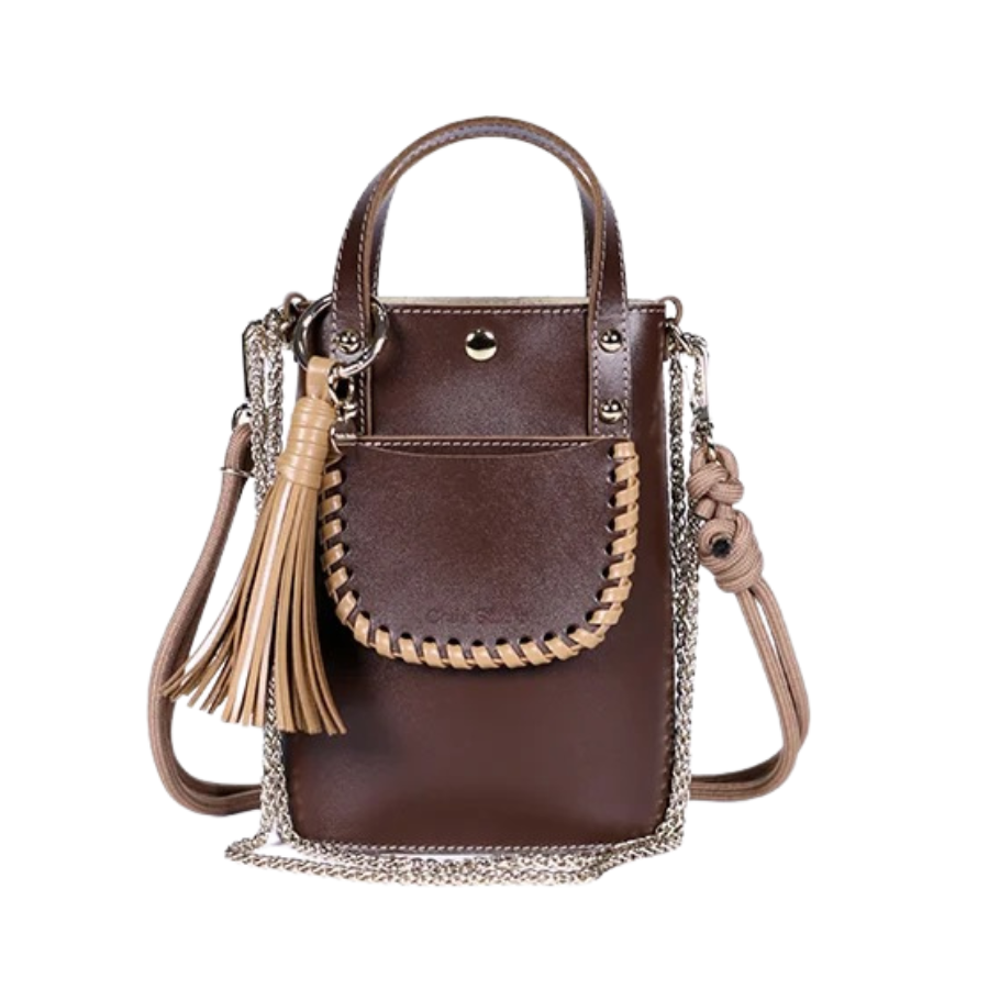 Sac bandoulière / Sac seau - Ame Choco Moka