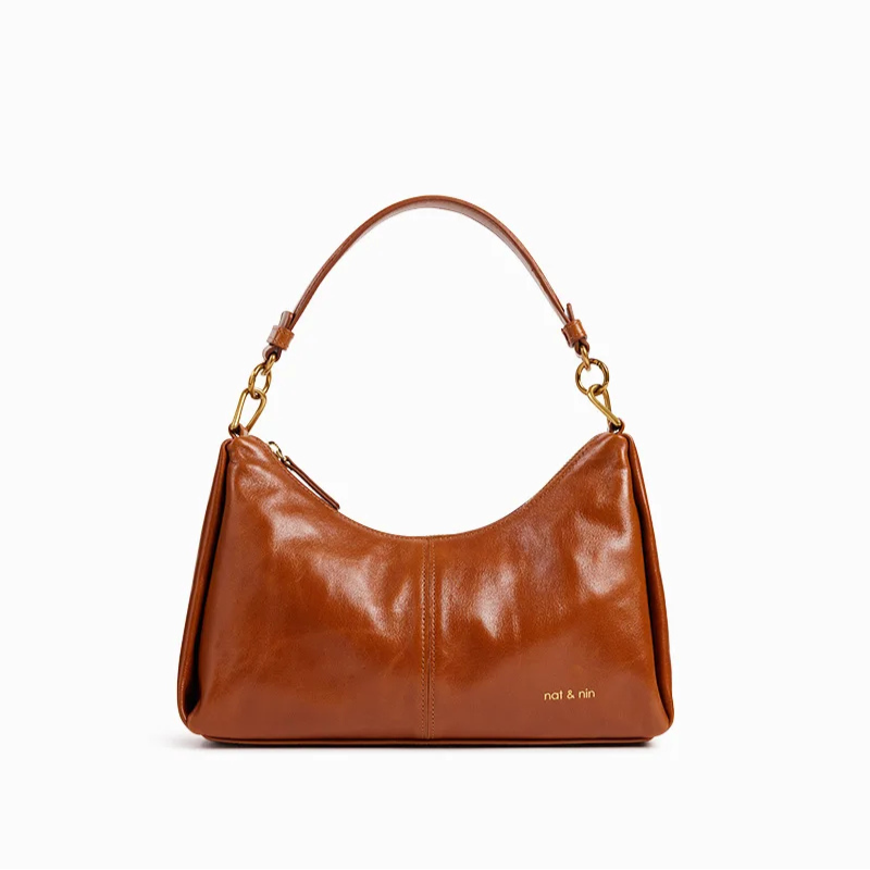 Sac baguette - Rejina Cognac