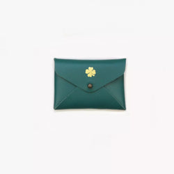 Mini Pochette - Trèfle Teal