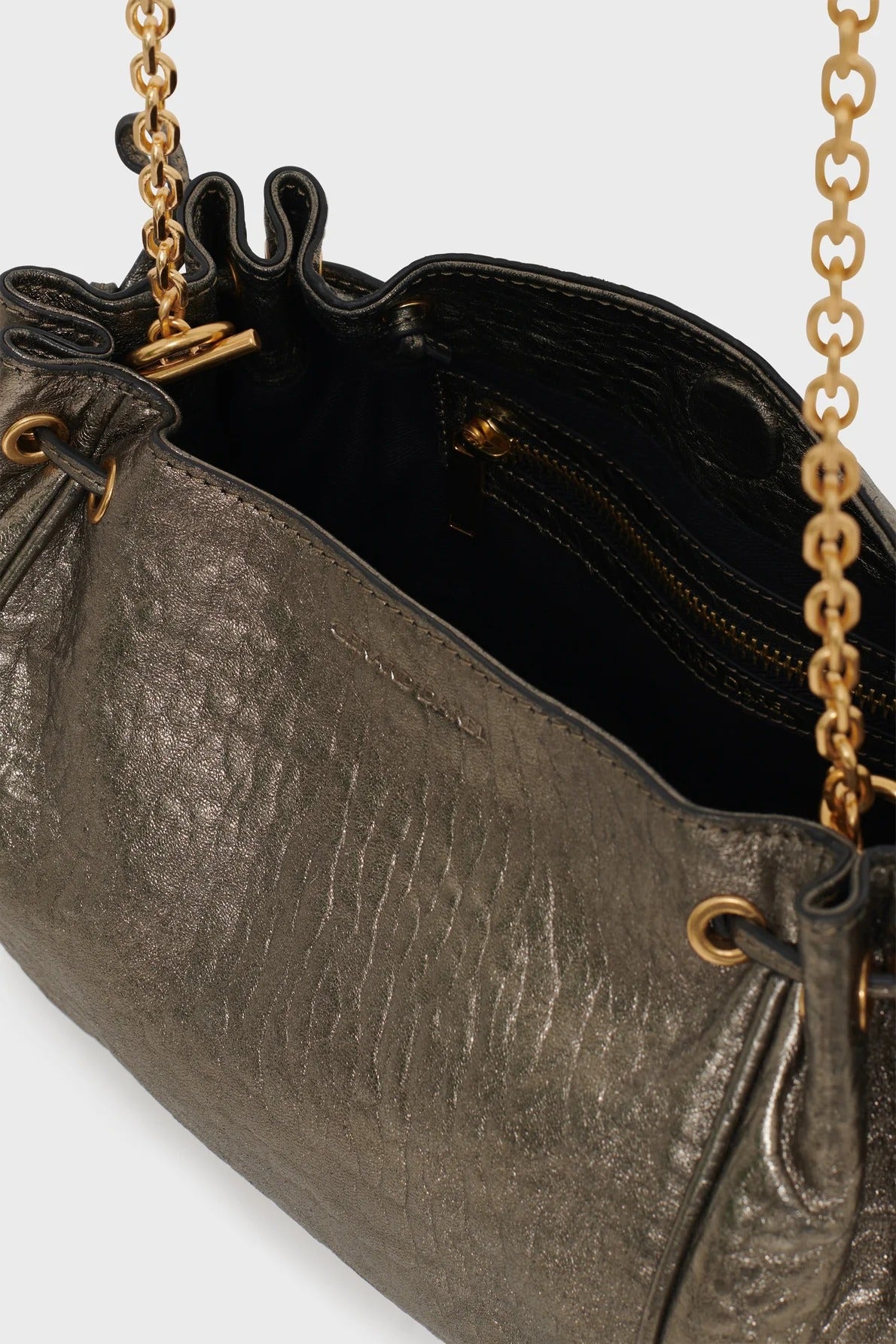 Sac à main  - Le Mini Dany 24H Bubble Métallisé Bronze