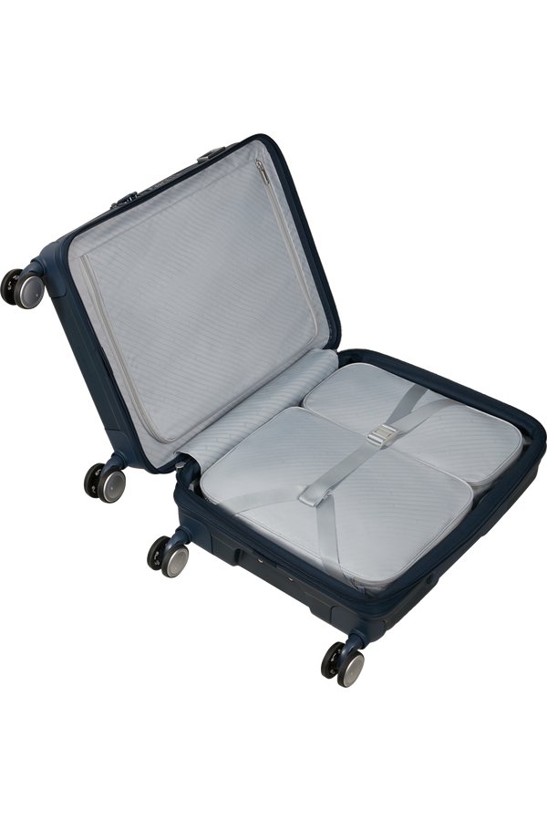 Valise cabine 4 roues -  Paralux 55cm Extensible - Midnight Blue