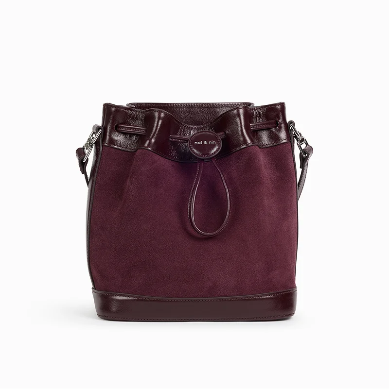 Sac seau - Norah Aubergine