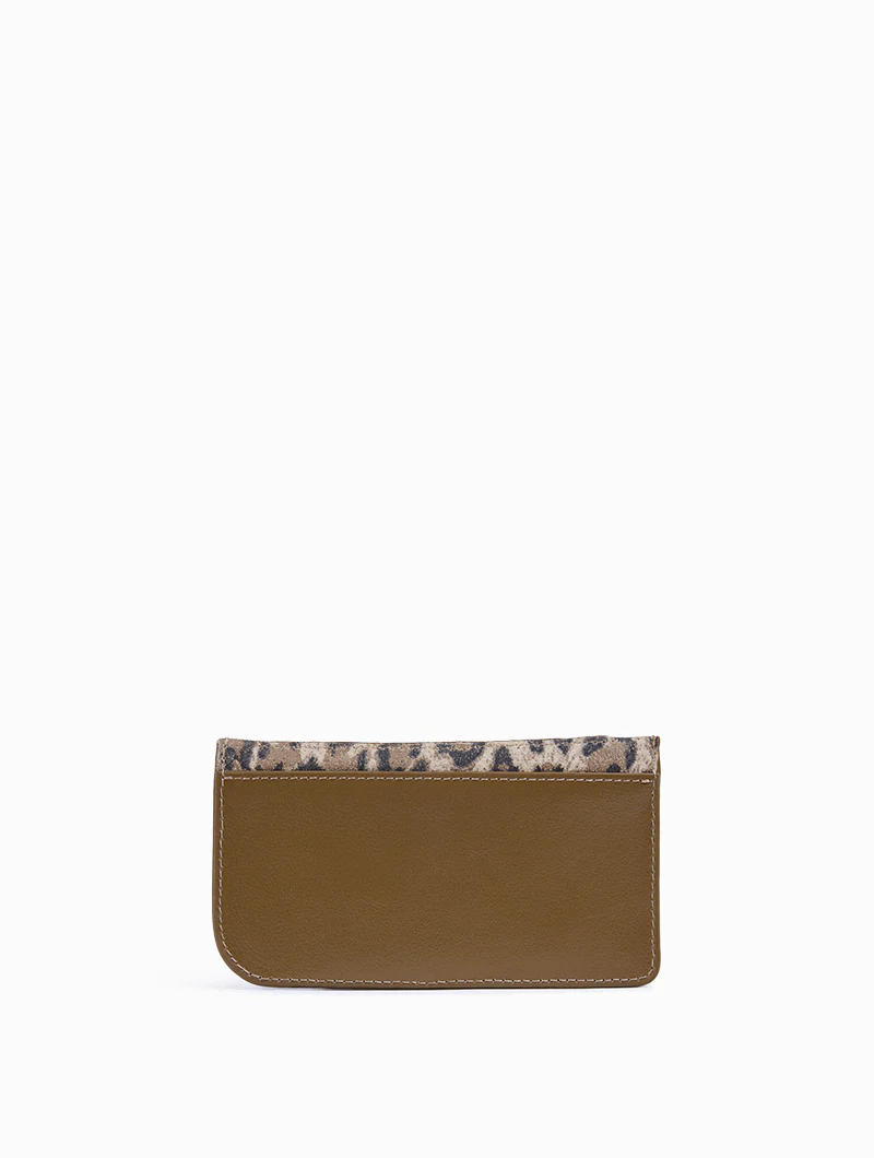 Porte cartes - Alix Léopard Beige