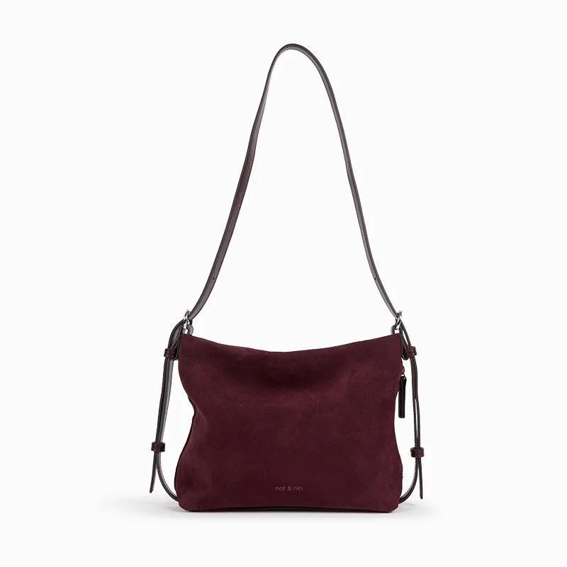 Sac bandoulière - Mini Moreen Aubergine